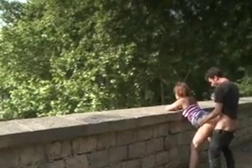 Хардкор групповушка на природе