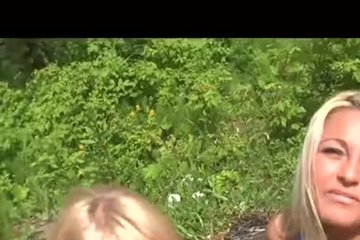 Весёлый пикник с красивыми давалками