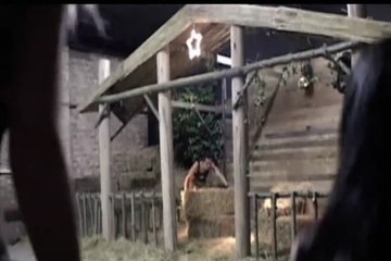 Жёстко насилует на сеновале