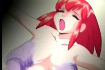 Чудовище телку за сиськи терзает