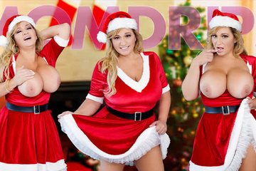 Принял ванну с сочной мачехой на новый год и трахнул её