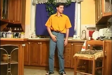 Попался? Вылизывай теперь! Мамка садится пиздой на лицо сына